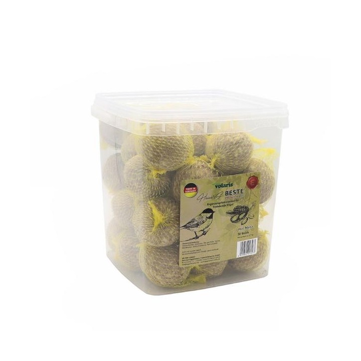 Eggersmann volaris - Heiner's BESTE ERDNUSSkugeln - Meisenknödel im Netz 30 Stk