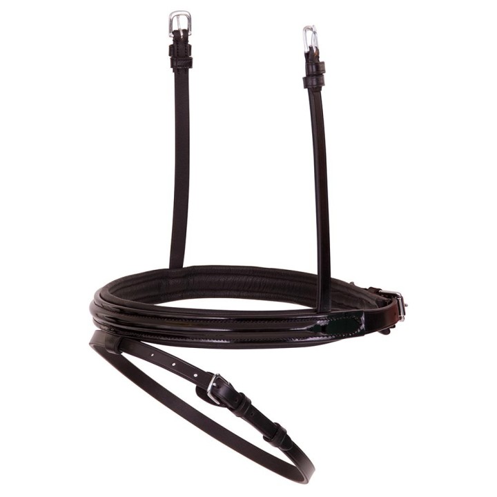 Kombiniertes Reithalfter für Pferde aus Leder BR Equitation Lacquer