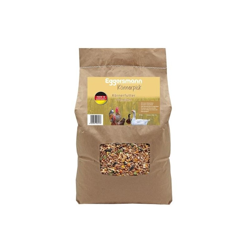Eggersmann Körnerpick - Körnerfutter Premium 5 kg Ergänzungsfuttermittel für Geflügel