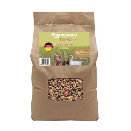 Eggersmann Körnerpick - Struktur-Körnermix Oregano 5 kg Alleinfutter für Geflügel
