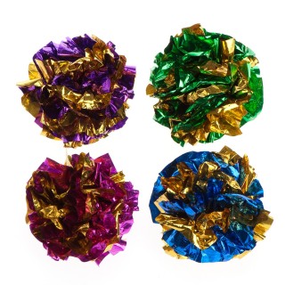 Knisterbälle - 4 Stück