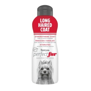 TropiClean PerfectFur Shampoo für langhaarige Hunde - 473 ml
