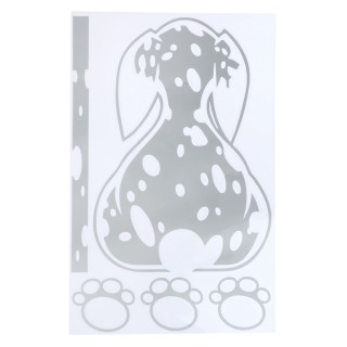 TIAKI Stoßstangen-Aufkleber "Hund" - B 17,5 x H 25 cm