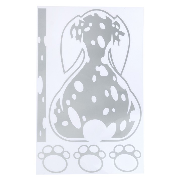 TIAKI Stoßstangen-Aufkleber "Hund" - B 17,5 x H 25 cm