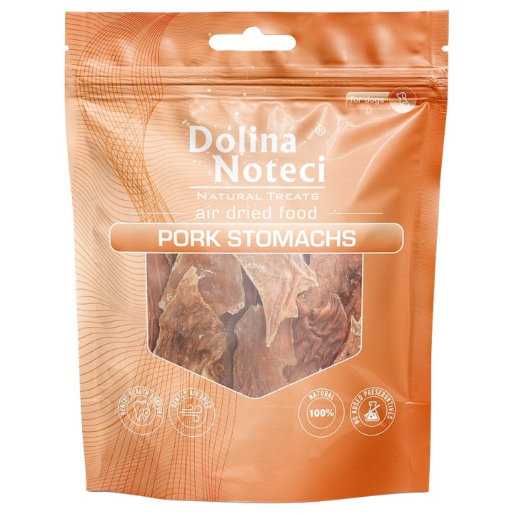 Dolina Noteci Dog Natural Treats Schweinemagen - Sparpaket: 3 x 100 g