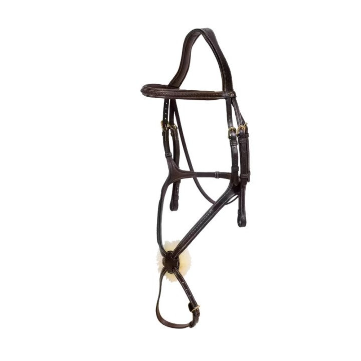 Geflochtener Knotenstrick mit Nasenriemen für Reiterei Dy’on