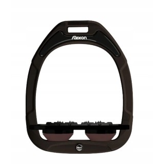 Ultra Grip Steigbügel Braun/Schwarz/Schokolade Flex-On Green Composite