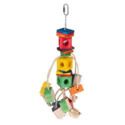 TIAKI Vogelspielzeug Groovy Dancer - ca. L 46 x B 11 cm