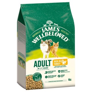 James Wellbeloved Adult Cat Hypoallergenic Truthahn & Reis - 4 kg