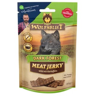 WOLFSBLUT Hundesnack Meat Jerky Dark Forest - 80 g