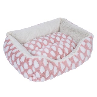 zooplus Basics Kuschelbett Fluffy - rosa