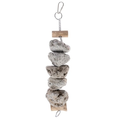 TIAKI Vogelspielzeug Steinblock - ca. Ø 6 x L 30 cm