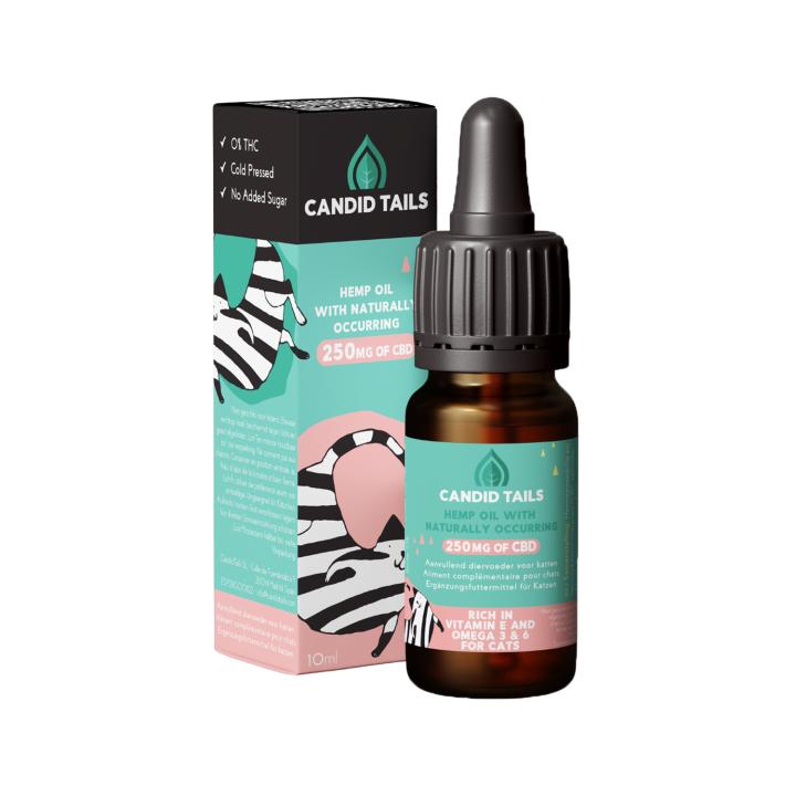 Candid Tails Lachsöl mit CBD - 10 ml