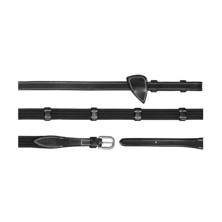 Stoffzügel für Pferde mit 9 Stoppern Dy’on