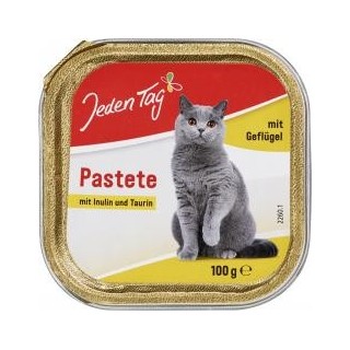 Jeden Tag Katze Pastete mit Geflügel