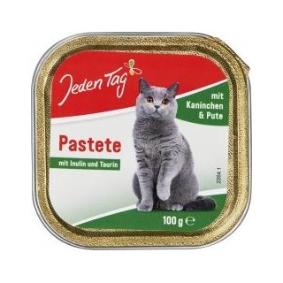 Jeden Tag Katze Pastete mit Kaninchen & Pute