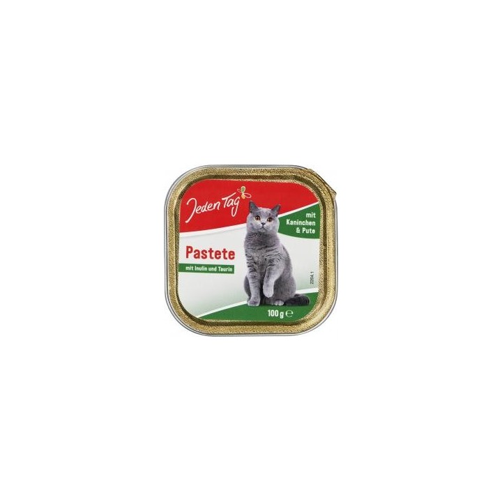 Jeden Tag Katze Pastete mit Kaninchen & Pute