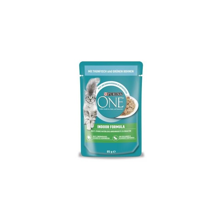 Purina One Indoor Formula mit Thunfisch und grüne Bohnen