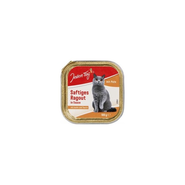 Jeden Tag Katze Saftiges Ragout in Sauce mit Pute