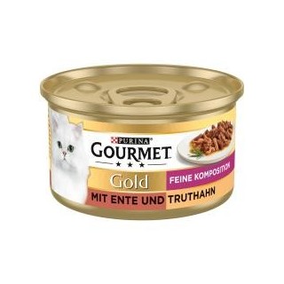 Purina Gourmet Gold Feine Komposition mit Ente & Truthahn