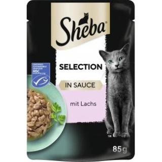 Sheba Selection in Sauce mit Lachs
