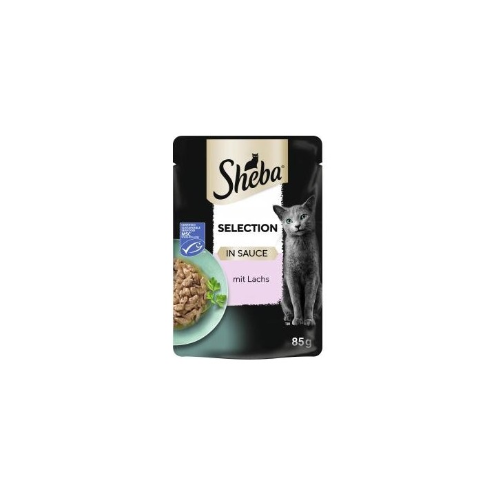Sheba Selection in Sauce mit Lachs