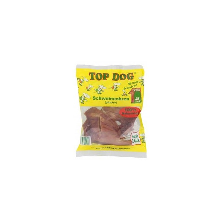Top Dog Schweineohren getrocknet