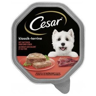 Cesar Klassik-Terrine mit saftigem Rind und Leber