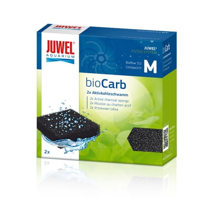 Juwel Aktivkohle-Filterschwamm bioCarb Bioflow Bioflow 3.0-Compact