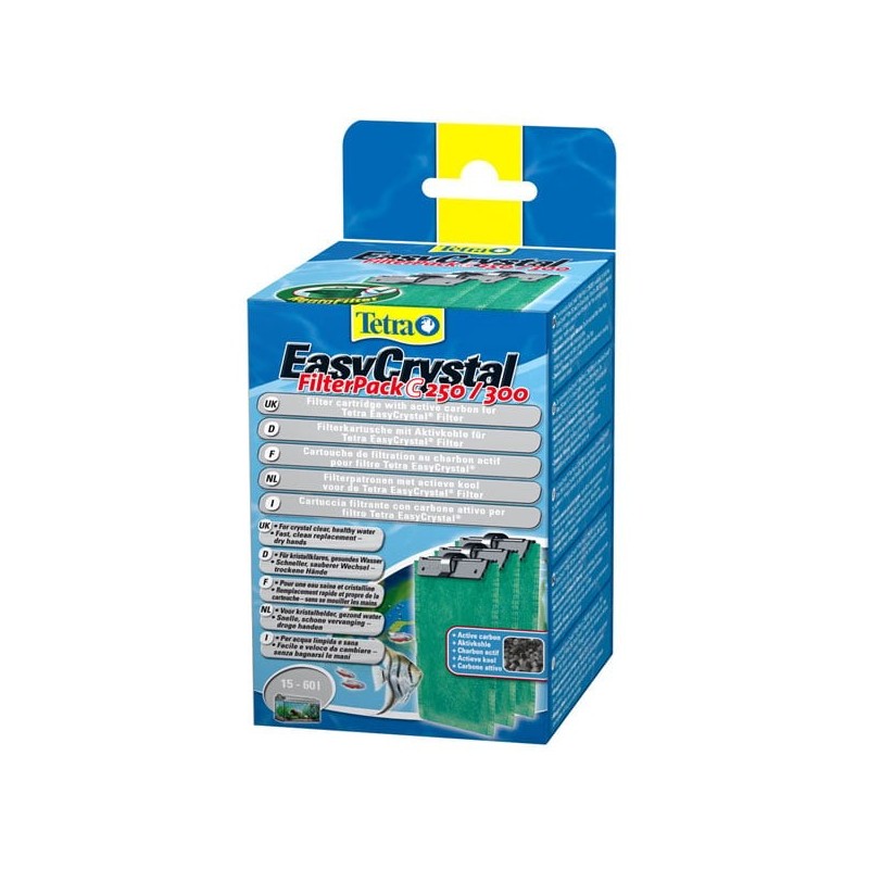 Tetra EasyCrystal Filter Pack C250/300 mit Aktivkohle