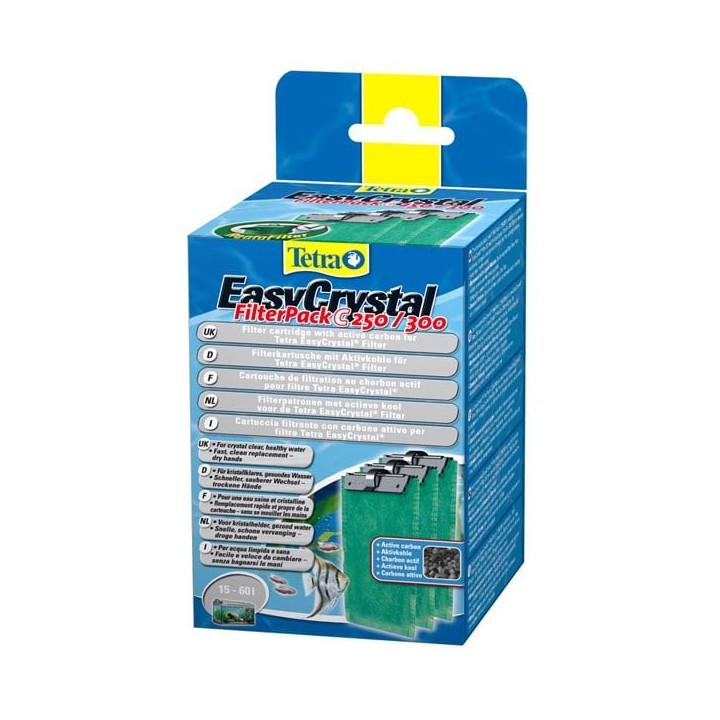 Tetra EasyCrystal Filter Pack C250/300 mit Aktivkohle