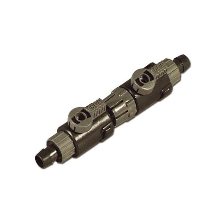 EHEIM Doppelhahn mit Schnelltrennkupplung 12/16mm