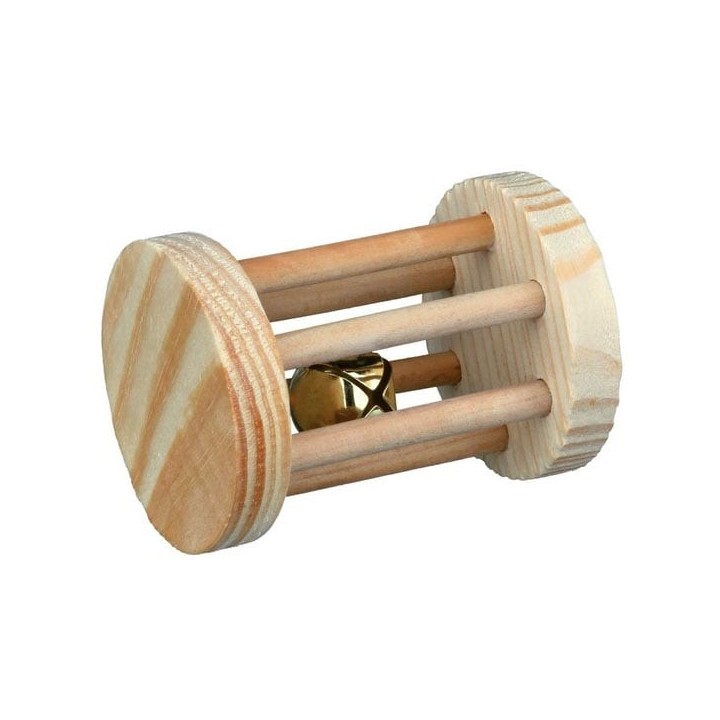 Trixie Spielrolle für Kleintiere aus Holz Ã¸ 5cmx7cm