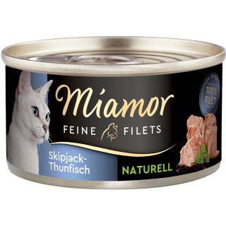 Miamor Feine Filets naturell Skipjack-Thunfisch 24x80g