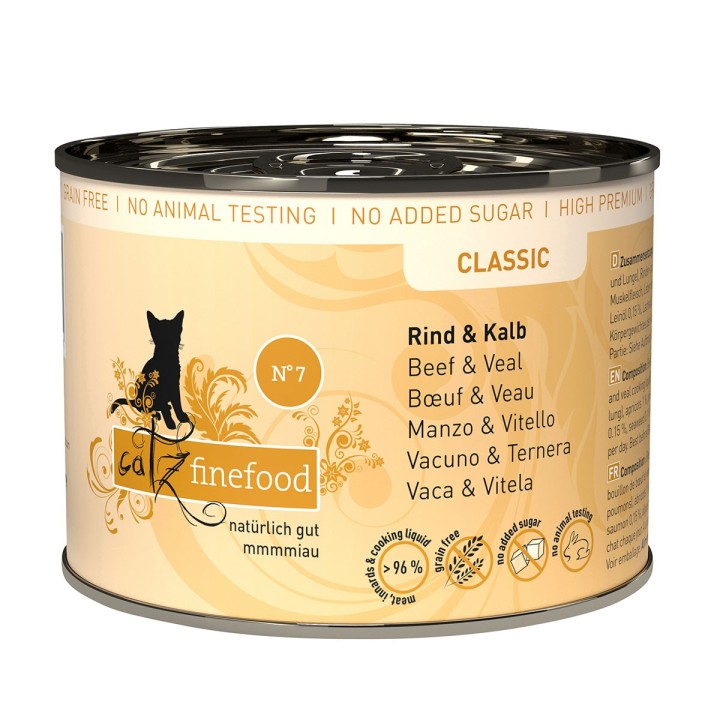 catz finefood - No. 7 Rind & Kalb 6x200g