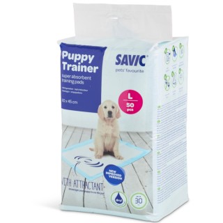 Savic Puppy Trainer Pads - Large: L 60 x B 45 cm, 50 Stück