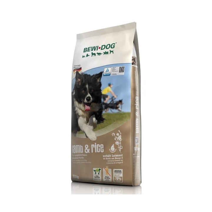 BEWI DOG lamb & rice Hundefutter 12,5kg