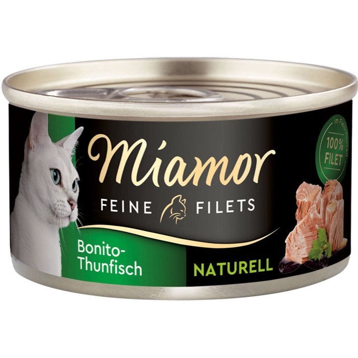 Miamor Feine Filets naturell Bonito-Thunfisch 24x80g