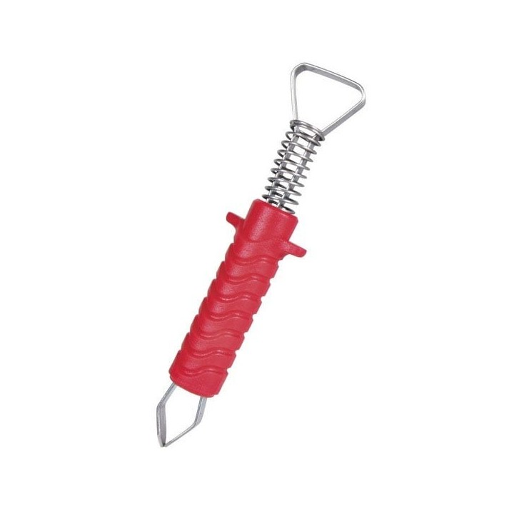 Trixie Zeckenzange mit Feder, Metall, 8cm