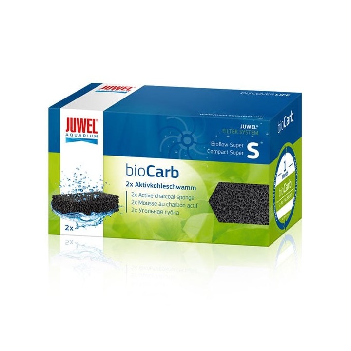 Juwel Aktivkohle-Filterschwamm bioCarb Bioflow Bioflow Super
