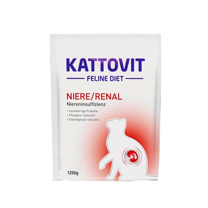 Kattovit Katzenfutter Feline Diet Niere/Renal 1,25kg