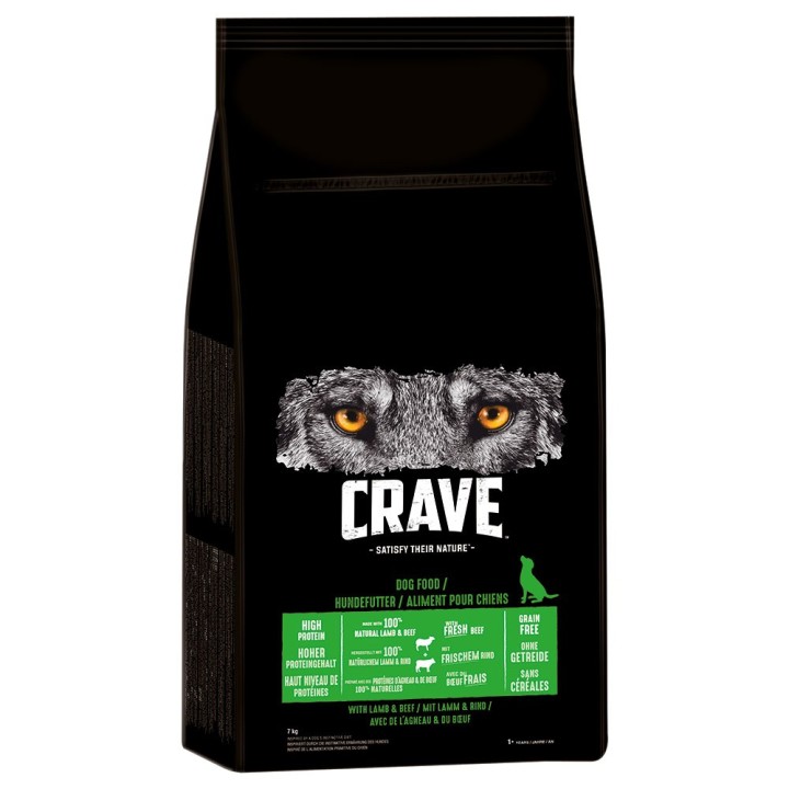 Crave Adult mit Lamm & Rind - 7 kg