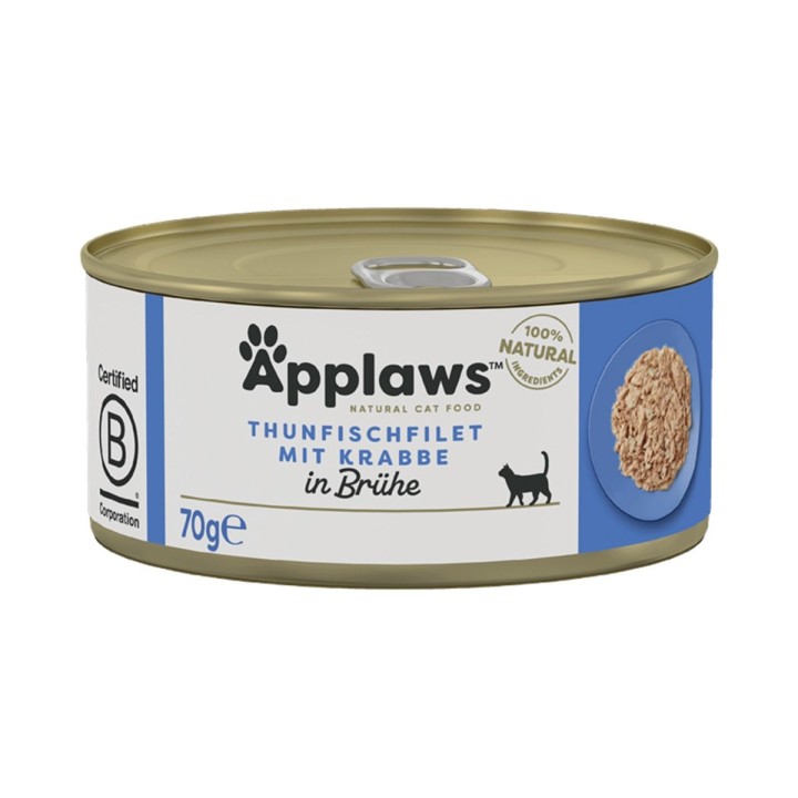 Applaws Cat Thunfischfilet & Krabbenfleisch 24x70g