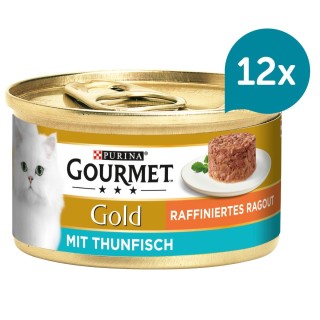 GOURMET Gold Raffiniertes Ragout mit Thunfisch 12x85g