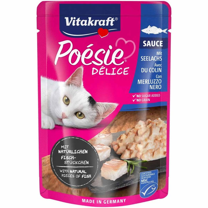 Vitakraft Poésie Délice & Seelachs 23x85g