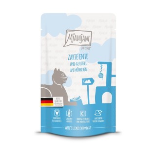 MjAMjAM Quetschie zarte Ente und Geflügel an leckeren Möhrchen 12x125g