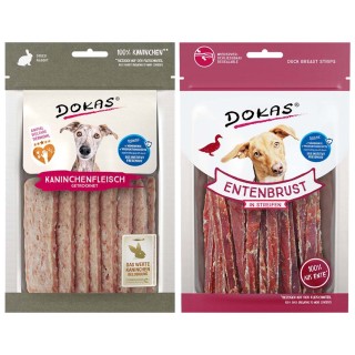 Dokas Snack Mixpaket Ente & Kaninchen 6x70g