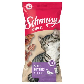 Schmusy Snack Soft Bitties -Sparpaket Ente (8 x 60 g)