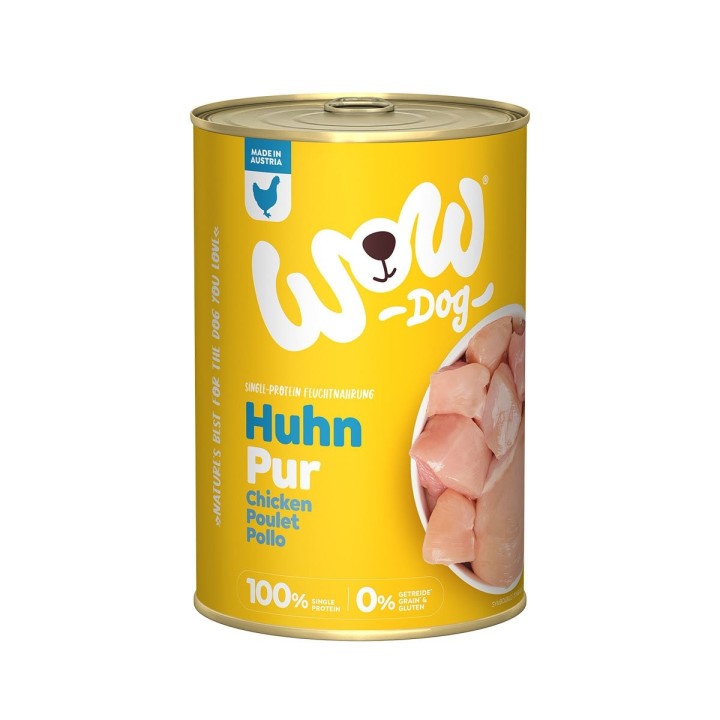 WOW Dog Huhn Pur 6x400g