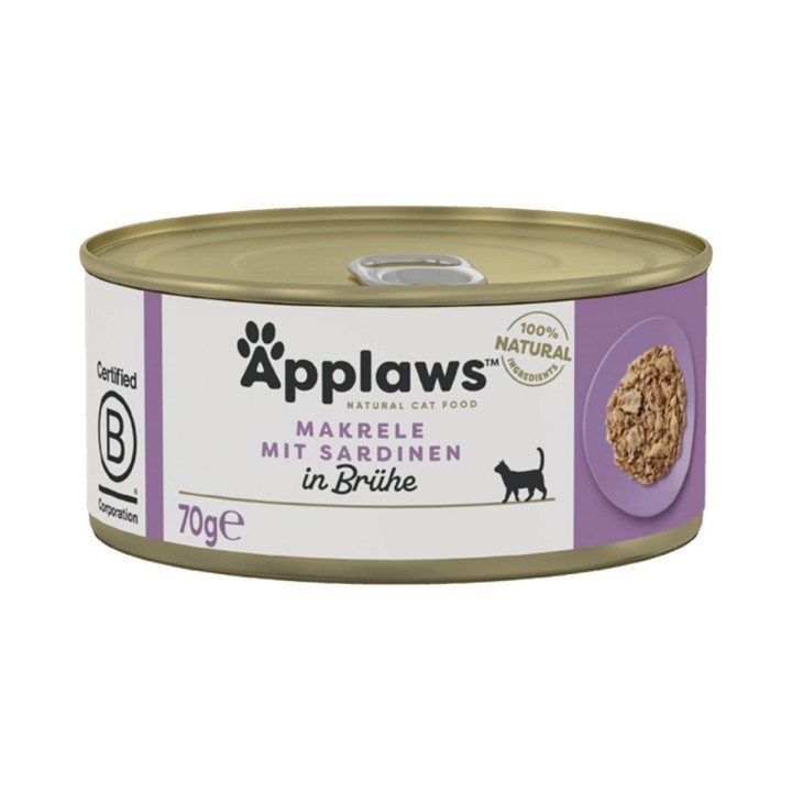 Applaws Cat Makrele & Sardinen 24x70g